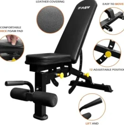 PRODC Multi-functional 160lb Power Cage Home Gym Set, Adjustable Pullup Squat Rack 1000lbs Capacity Fitness Barbell Rack