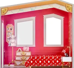 Rainbow High 3-Story Wood Doll House Multicolor