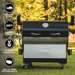 recteq RT-2500 BFG Wood Pellet Smoker Grill Stainless Steel