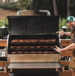 recteq RT-2500 BFG Wood Pellet Smoker Grill Stainless Steel