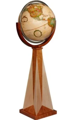 Replogle Obelisk Globe Large Off-White