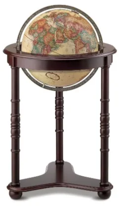 Replogle Westminster Globe Antique Ocean 16-Inch Off/White