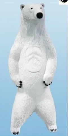 Rinehart Targets 343 Polar Bear Self Healing Archery Hunting Target Multicolor