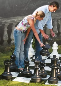 ROLLY TOYS Giant Chess Pieces Set 25″ King Black White