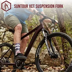 ROYCE UNION Lightweight Aluminum Mountain Bike Red