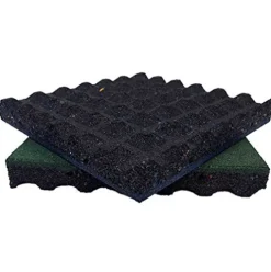 Rubber-Cal Eco-Safety Interlocking Playground Tiles Terra Cotta 21.1 Sq.Ft. Coverage