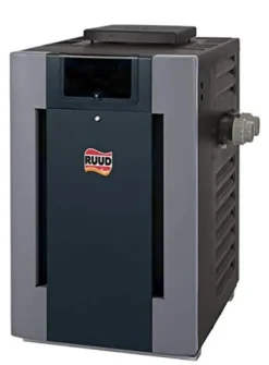 Ruud P-D336A Digital Polymer Pool & Spa Heater 332500 BTU, Natural Burner Copper Tubing