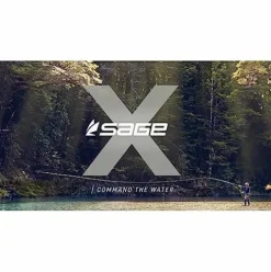 SAGE Fly Fishing X Rod Green Grey