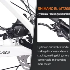 SAVADECK Carbon Fiber Mountain Bike Black 29 * 19