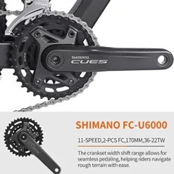 SAVADECK Carbon Fiber Mountain Bike Black