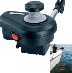 Scotty 2500 Electric Trap/Pot Line Puller with 4″ LED FHD 1080p Display Black