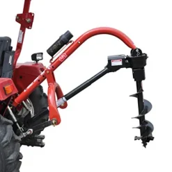Sectpod Tool Tuff Pole-Star 400 3-Point Tractor Post Hole Digger for Compact Tractors