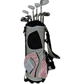 Sephlin Signature Women’s 13-Piece Right Hand Golf Club Set with Bag Gray/Pink/Silver