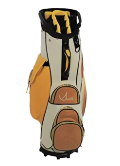 Sephlin Women Golf Cart Bag 34″ Cream-Gold-Yellow