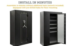 SnapSafe Super Titan Digital Modular Safe 75011 Black