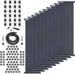 SolarPoolSupply SwimSizzle Ultimate Above Ground Pool Solar Heater – For Pool Size: 30-31ft. Round/Up to 18’x36’ Oval