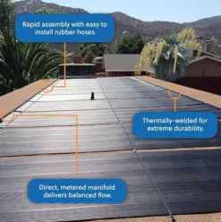 SolarPoolSupply Triple Threat MAX Solar Pool Heating System – Ultimate Performance Package for Above Ground & Inground Swimming Pools