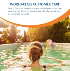 SolarPoolSupply Ultimate Solar Heater for Above Ground Pools – Premium Package with 8 High-Performance Solar Panels