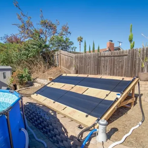 SolarPoolSupply Ultimate Solar Heater for Above Ground Pools – Premium Package with 8 High-Performance Solar Panels