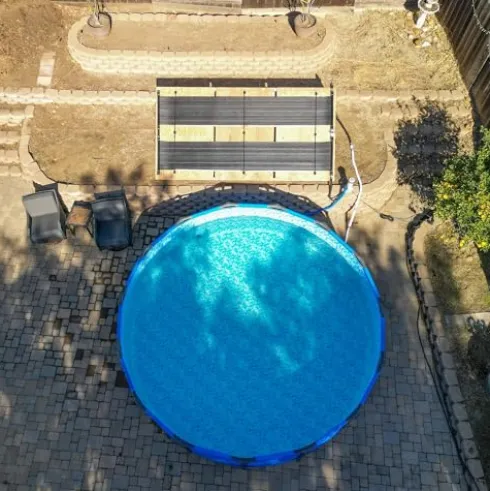 SolarPoolSupply Ultimate Above Ground Pool Solar Heater – All-In-One for Pool Size: 32-33ft Round/Up to 20’x40’ Oval