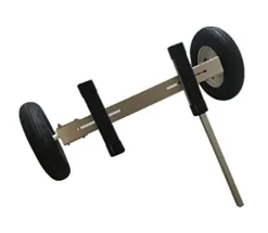 Spring Creek Manufacturing Canoe/Kayak Portage Cart (16 inch Wheels) Silver/Black