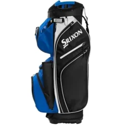 Srixon Premium Cart Golf Bag with 14 Club Divider and 11 Zipper Pockets – Blue/Black