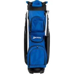 Srixon Premium Cart Golf Bag with 14 Club Divider and 11 Zipper Pockets – Blue/Black