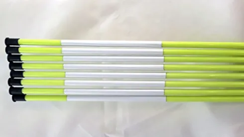 Stakemakers Driveway Marker Snow Stakes Reflective Tape 5/16″ Diameter x 48″ Fiberglass Neon Green 1000-Pack