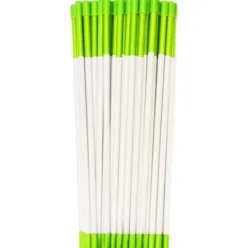 StakeMakers Driveway Markers Green 1000 Pack 4′ x 5/16″ Reflective Snow Plow Stakes