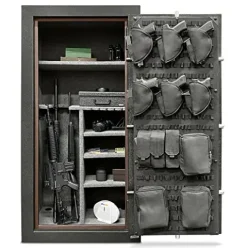 Stealth Essential Gun Safe EGS28 Special Edition FLAG 28 Gun Capacity California DOJ Approved Black