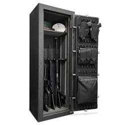 Stealth UL14 Gun Safe 14 Long Gun Capacity Handgun Storage 1 Hour Fire Protection Black