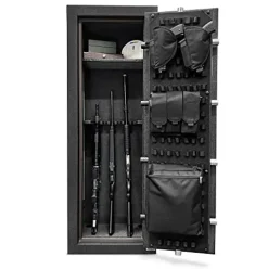 Stealth UL14 Gun Safe 14 Long Gun Capacity Handgun Storage 1 Hour Fire Protection Black