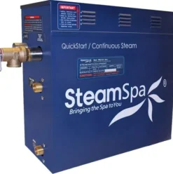 Steam Spa Oasis 9KW Acu-Steam Bath Generator Package Chrome