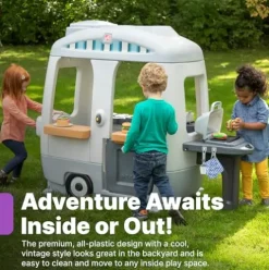 Step2 Adventure Camper Playhouse with Sounds Gray