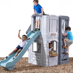 Step2 Enchanting Adventures 2-Story Playhouse & Slide Blue