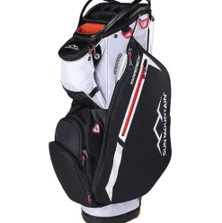 Sun Mountain 2024 Maverick Golf Cart Bag White/Black/Red