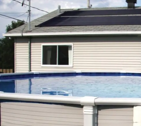 SunQuest Roof-Mounted Complete Pool Heater System with Bypass and Roof Kit