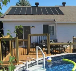 SunQuest Solar Pool Heater System with Bypass & Roof Kit – Roof-Mounted