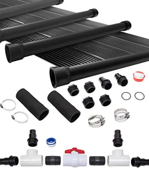 SunQuest Solar Pool Heater System – 4 Collectors w/Diverter Kit – On Ground