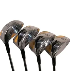 SV3 Senior Men’s Yellow Square Fairway Wood Set Golf Clubs, Right Handed Senior Flex
