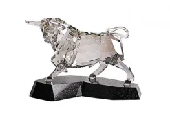 SWAROVSKI Bull Soulmate Collectible Doll Clear