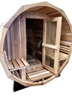 SymbolicSpas Canadian Redwood Cedar Outdoor Sauna