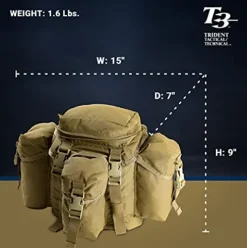 T3 Tactical Buttpack Military Waist Bag Coyote Tan