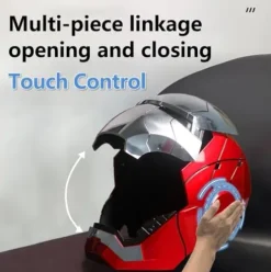 Tarrshiney Electronic Mark 5 Helmet Silver Voice-Controlled Cosplay Prop