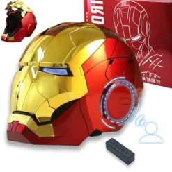 Tarrshiney Electronic Mark 5 Helmet with Voice Control & LED Eyes Gold