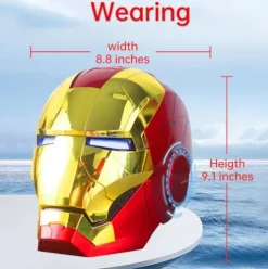Tarrshiney Electronic Mark 5 Helmet with Voice Control & LED Eyes Gold