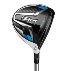 TaylorMade SIM MAX-D Fairway Titanium Black Blue #3 16 Degree Loft Right Hand Regular Flex