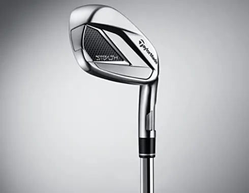 TaylorMade Stealth Iron Set Mens Left-Handed Red