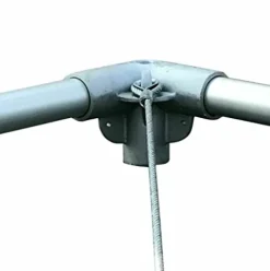 TentandTable 15′ x 30′ High Peak Canopy Tent Frame Only Silver