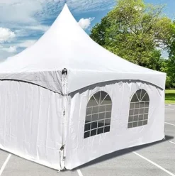 TentandTable 15′ x 15′ Premium Blockout Sidewall Kit for High Peak Canopy Tents White
